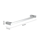 Porta asciugamani 45 cm da muro Spluga di Gedy - Cromato by CeramicStore | Lo specialista del tuo bagno