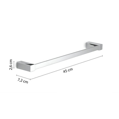 Porta asciugamani 45 cm da muro Spluga di Gedy - Cromato by CeramicStore | Lo specialista del tuo bagno