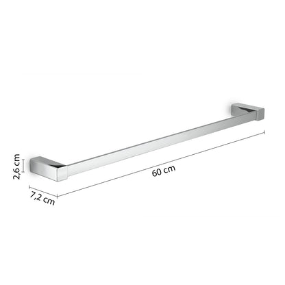 Porta asciugamani 60 cm da muro Spluga di Gedy - Cromato by CeramicStore | Lo specialista del tuo bagno