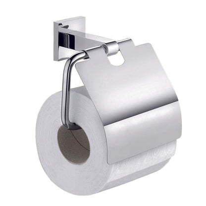 Portarotolo coperto in Acciaio Inox di Gedy serie New Jersey - Cromato