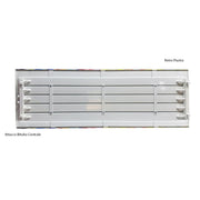 Termoarredo design linea TermoCrea Modello 'New York' cm 58,5x150 a piastra orizzontale interasse mm 50 by CeramicStore | Lo specialista del tuo bagno