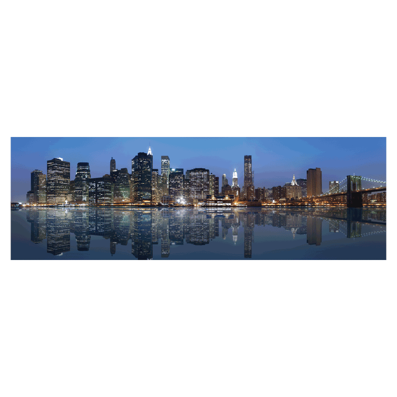 Termoarredo design linea TermoCrea Modello 'New York' cm 36x120 a piastra orizzontale interasse mm 50 by CeramicStore | Lo specialista del tuo bagno