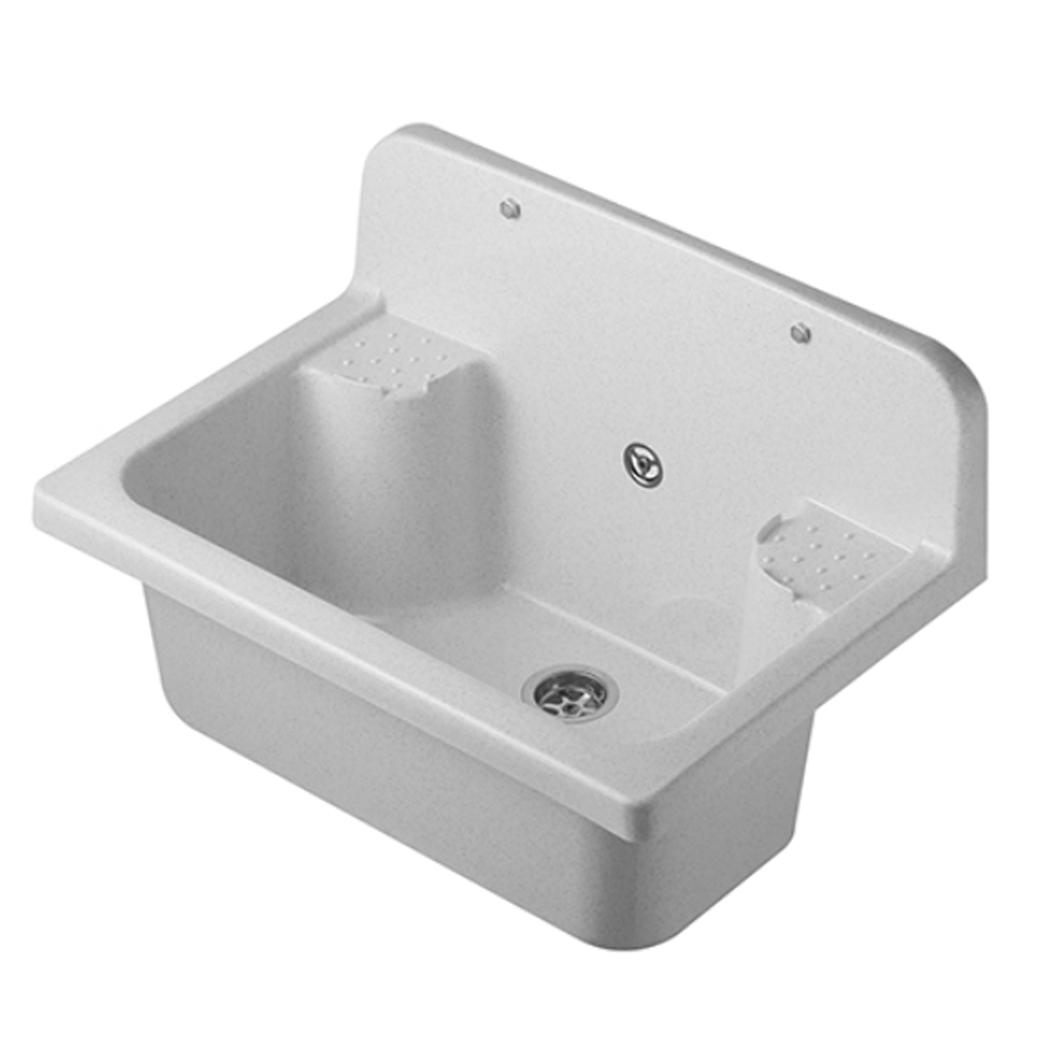 Pilozzo in polipropilene 55x37 cm marmorizzato by CeramicStore | Lo specialista del tuo bagno