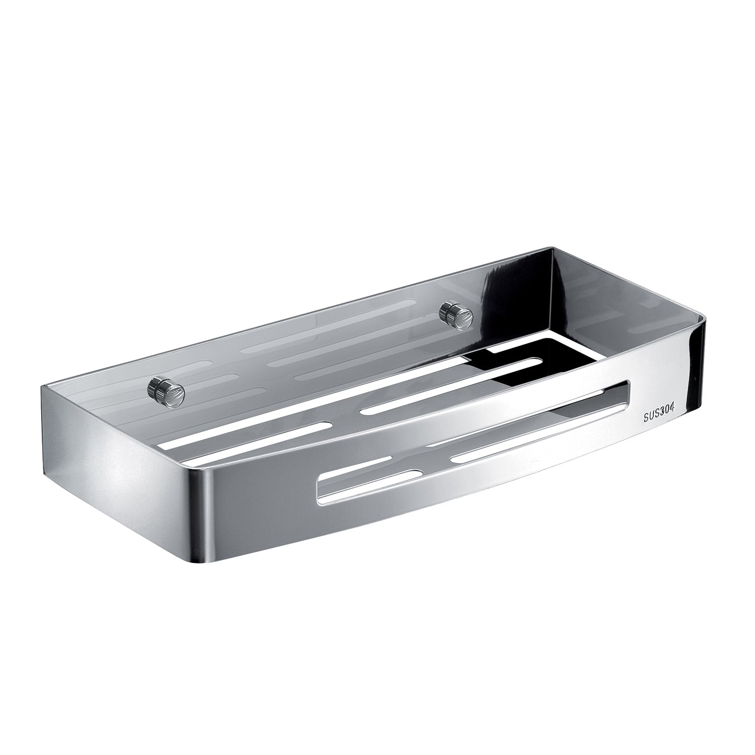 Portaoggetti rettangolare doccia Nerva di Gedy in Acciaio Inox - Lucido by CeramicStore | Lo specialista del tuo bagno