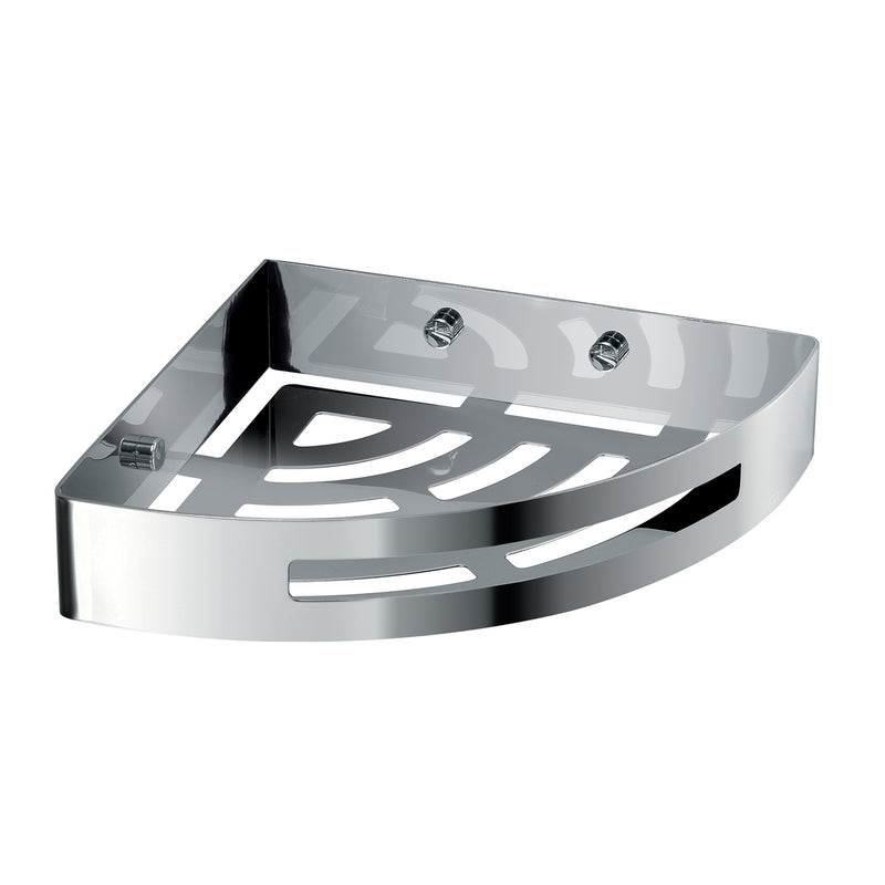 Portaoggetti doccia angolare Nerva di Gedy in Acciaio Inox - Lucido by CeramicStore | Lo specialista del tuo bagno