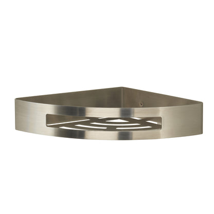 Portaoggetti doccia angolare Nerva di Gedy in Acciaio Inox - Spazzolato by CeramicStore | Lo specialista del tuo bagno
