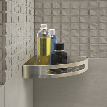 Portaoggetti doccia angolare Nerva di Gedy in Acciaio Inox - Spazzolato by CeramicStore | Lo specialista del tuo bagno