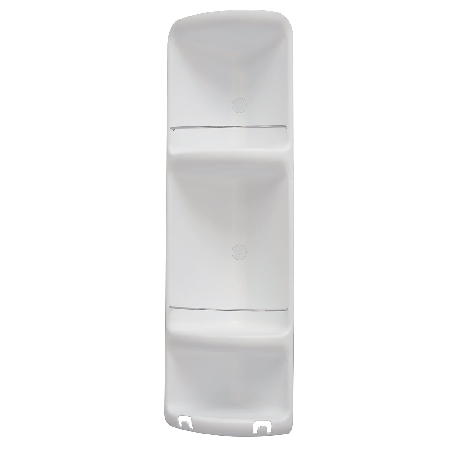 Portaoggetti doccia angolare a 3 ripiani modello Caesar di Gedy - Bianco by CeramicStore | Lo specialista del tuo bagno