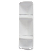 Portaoggetti doccia angolare a 3 ripiani modello Caesar di Gedy - Bianco by CeramicStore | Lo specialista del tuo bagno