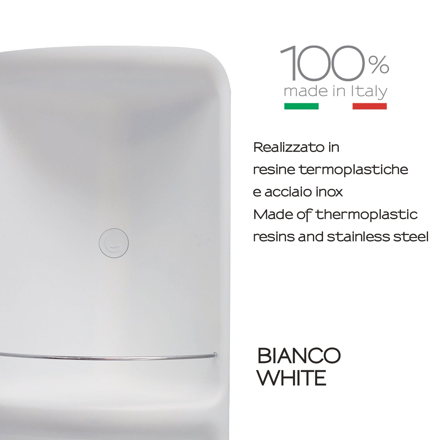 Portaoggetti doccia angolare a 3 ripiani modello Caesar di Gedy - Bianco by CeramicStore | Lo specialista del tuo bagno