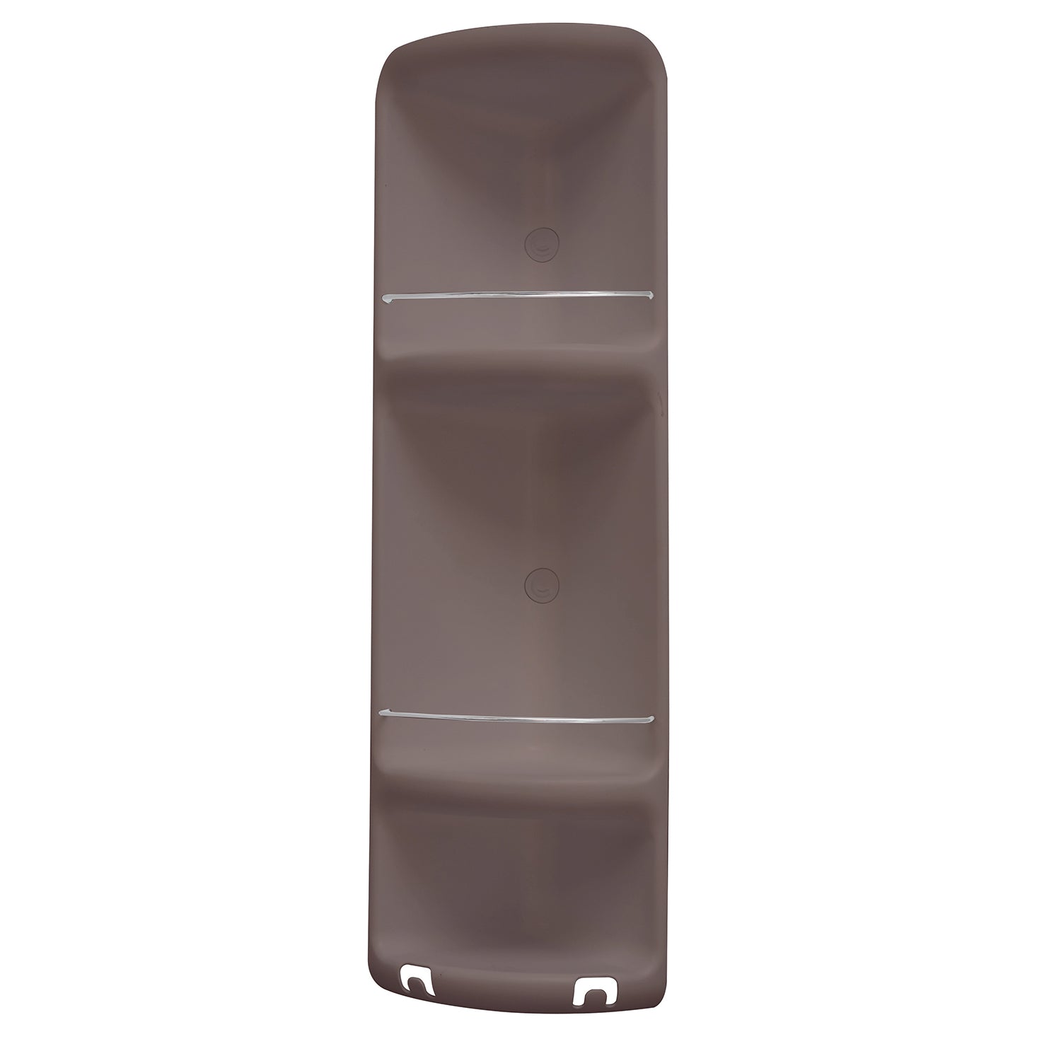 Portaoggetti doccia angolare a 3 ripiani modello Caesar di Gedy - Tortora by CeramicStore | Lo specialista del tuo bagno