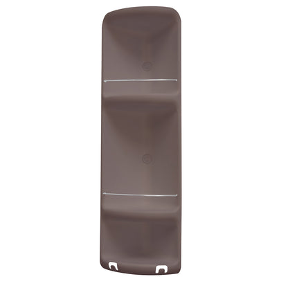 Portaoggetti doccia angolare a 3 ripiani modello Caesar di Gedy - Tortora by CeramicStore | Lo specialista del tuo bagno