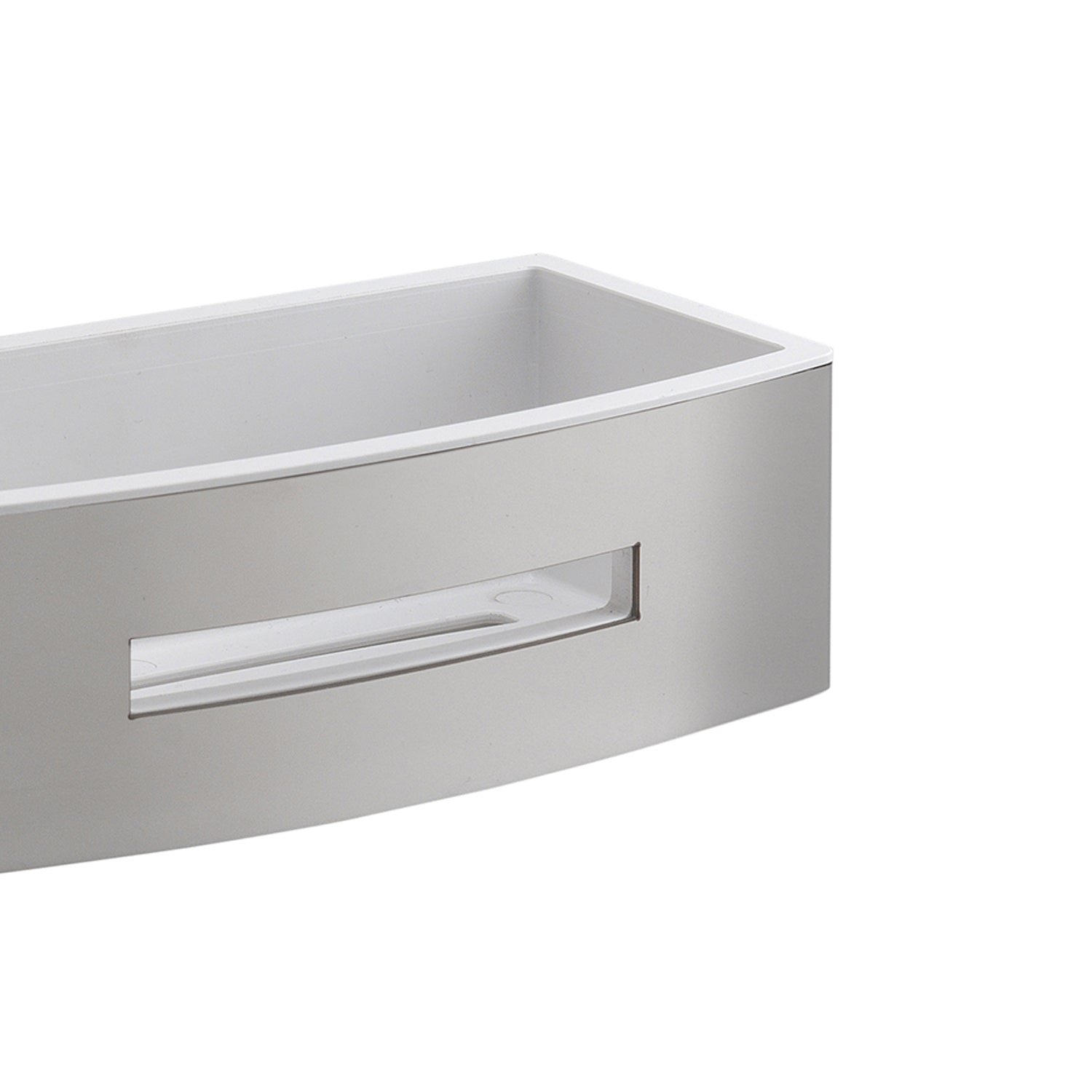 Portaoggetti rettangolare doccia modello Poseidon di Gedy in Acciaio Inox - Bianco by CeramicStore | Lo specialista del tuo bagno