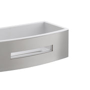 Portaoggetti rettangolare doccia modello Poseidon di Gedy in Acciaio Inox - Bianco by CeramicStore | Lo specialista del tuo bagno