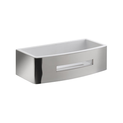 Portaoggetti rettangolare doccia modello Poseidon di Gedy in Acciaio Inox - Bianco by CeramicStore | Lo specialista del tuo bagno