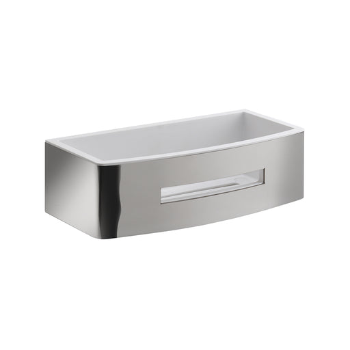 Portaoggetti rettangolare doccia modello Poseidon di Gedy in Acciaio Inox - Bianco by CeramicStore | Lo specialista del tuo bagno