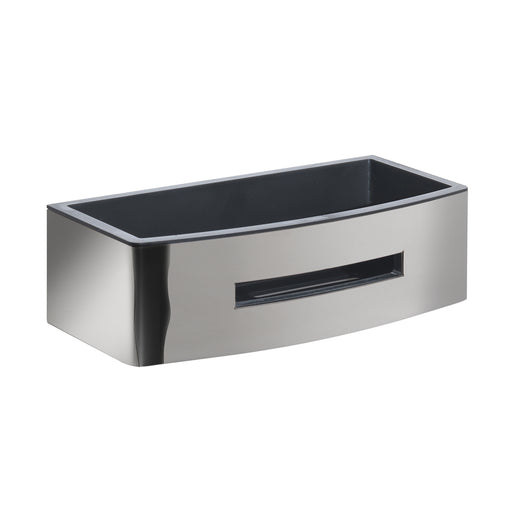 Portaoggetti rettangolare doccia modello Poseidon di Gedy in Acciaio Inox - Nero/Lucido by CeramicStore | Lo specialista del tuo bagno