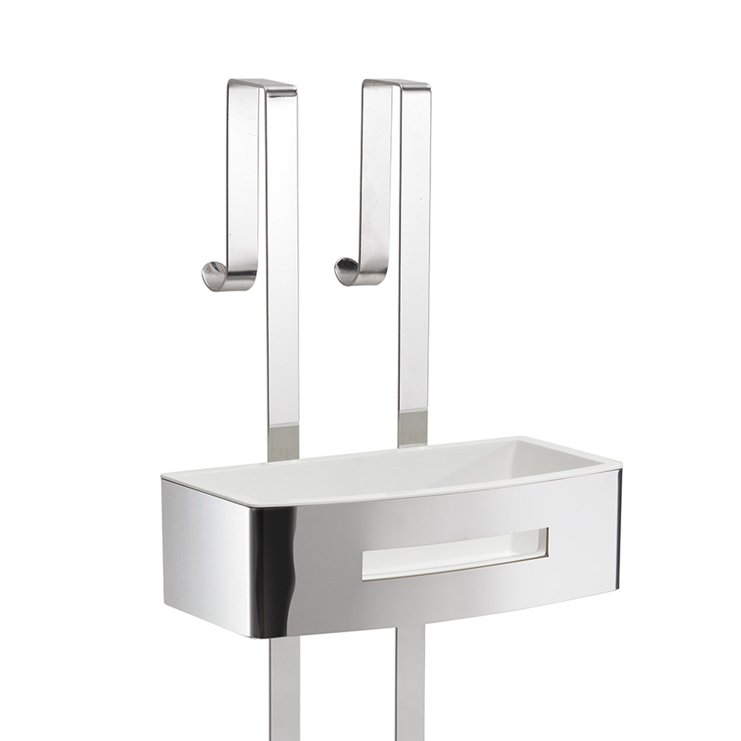 Portaoggetti doccia appendibile a 2 ripiani modello Poseidon di Gedy - Bianco by CeramicStore | Lo specialista del tuo bagno