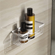 Portaoggetti doccia rettangolare alto modello Augustus di Gedy - Bianco by CeramicStore | Lo specialista del tuo bagno