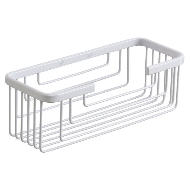Portaoggetti doccia rettangolare alto modello Augustus di Gedy - Bianco by CeramicStore | Lo specialista del tuo bagno