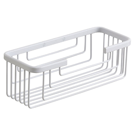 Portaoggetti doccia rettangolare alto modello Augustus di Gedy - Bianco by CeramicStore | Lo specialista del tuo bagno