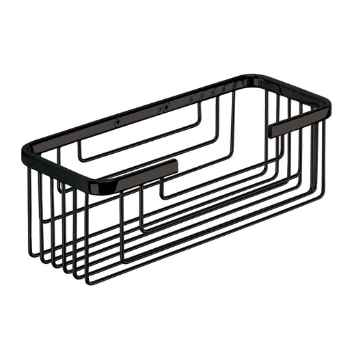 Portaoggetti doccia rettangolare alto modello Augustus di Gedy - Nero Matt by CeramicStore | Lo specialista del tuo bagno