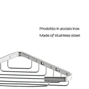 Portaoggetti doccia angolare modello Augustus di Gedy - Cromato by CeramicStore | Lo specialista del tuo bagno