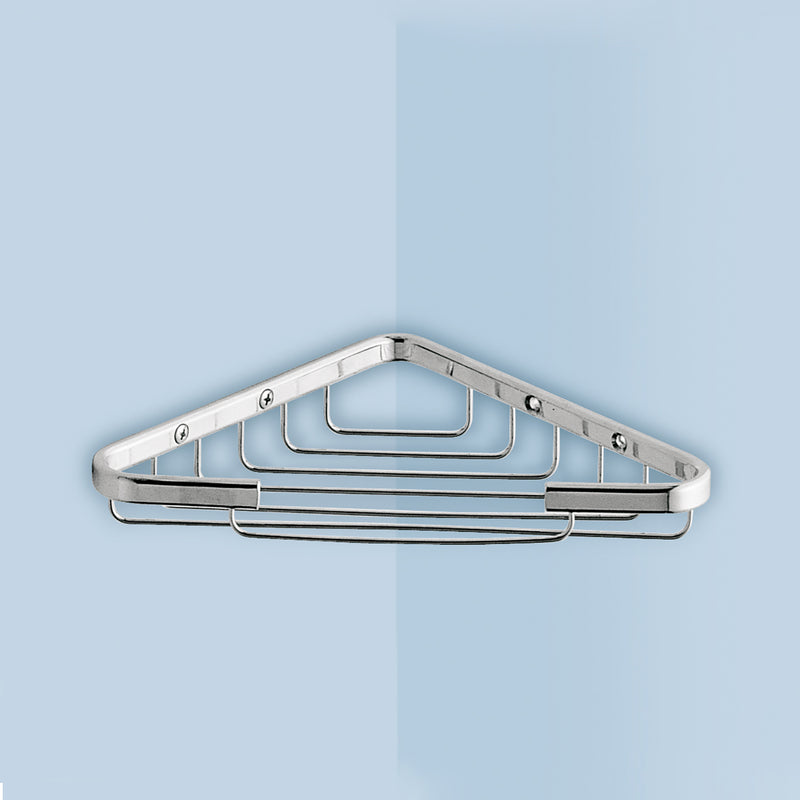 Portaoggetti doccia angolare modello Augustus di Gedy - Cromato by CeramicStore | Lo specialista del tuo bagno