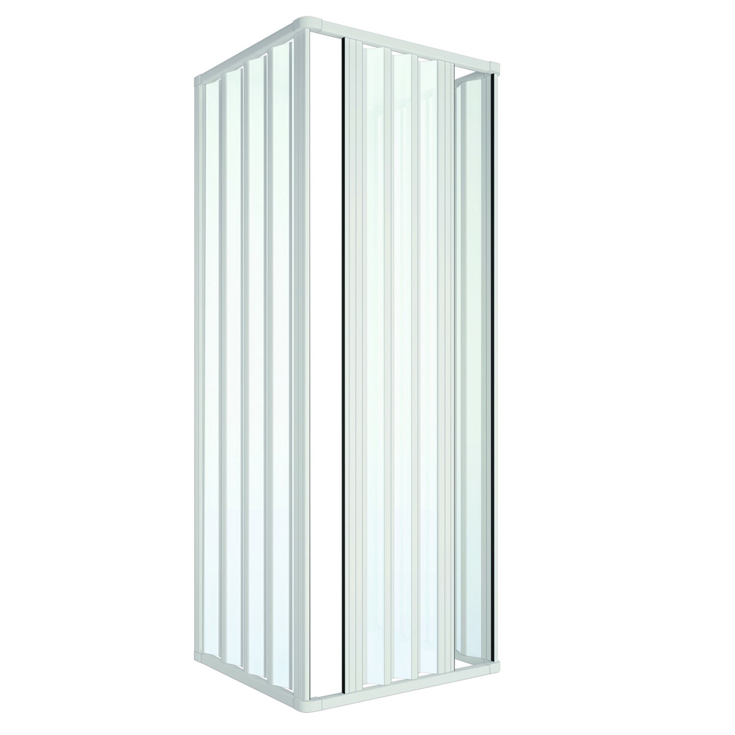 Box doccia a soffietto in pvc 3 lati riducibile cm 90x90 by CeramicStore | Lo specialista del tuo bagno