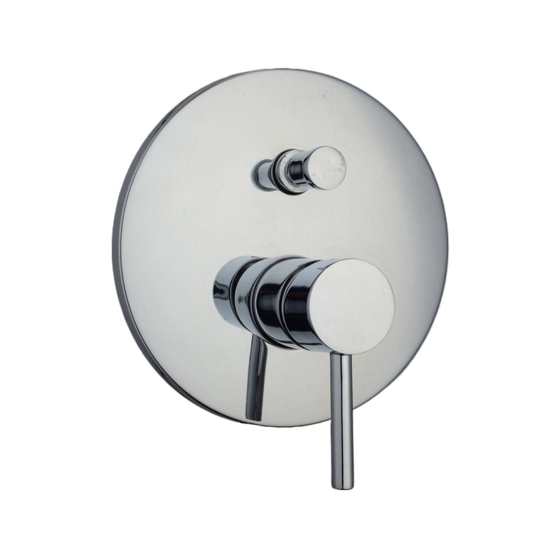 Composizione di miscelatori per lavabo incasso, bidet e doccia 2 vie Moon in ottone cromato by CeramicStore | Lo specialista del tuo bagno