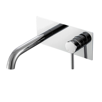 Composizione di miscelatori per lavabo incasso easy box, bidet e doccia Moon in ottone cromato by CeramicStore | Lo specialista del tuo bagno