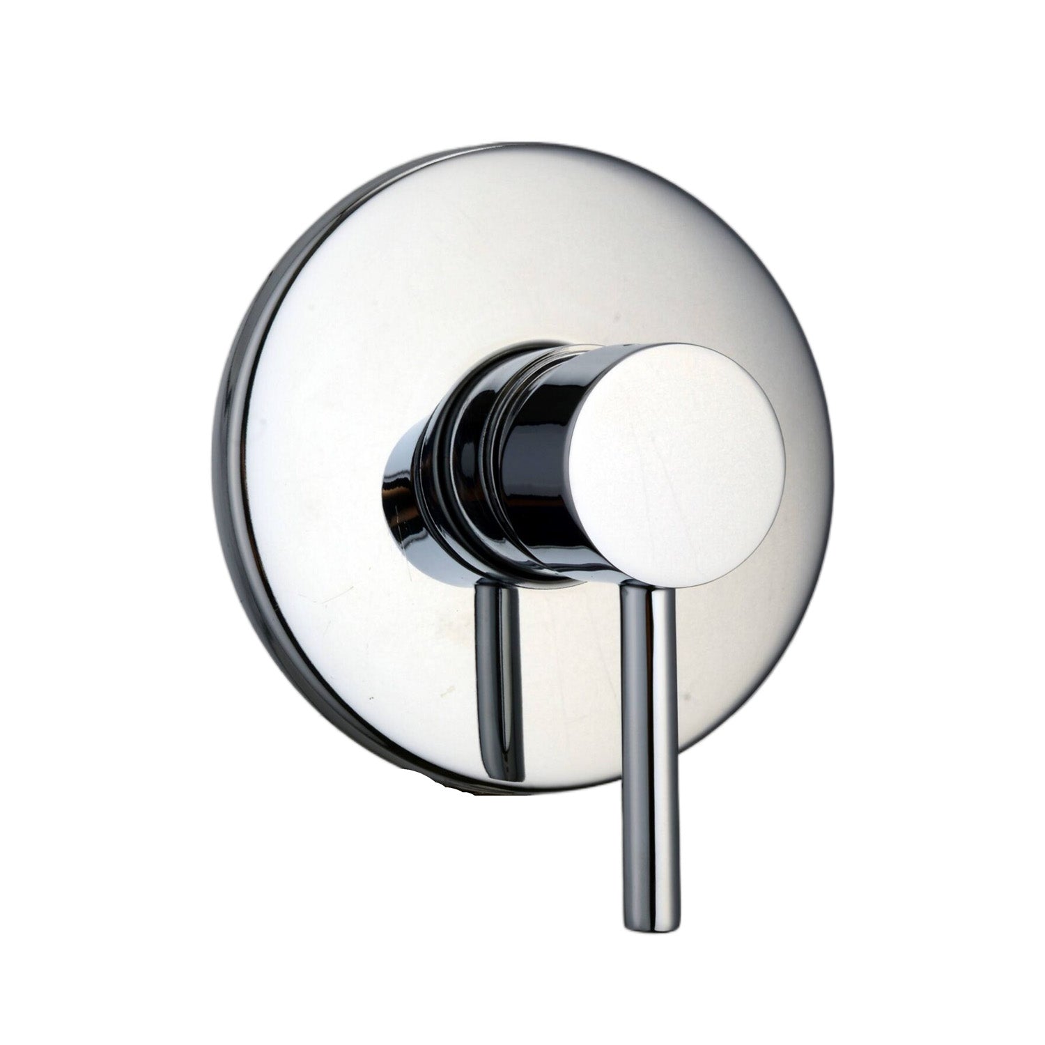 Kit doccia con incasso a una via e soffione tondo 200 mm in ottone cromato Moon by CeramicStore | Lo specialista del tuo bagno