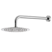 Kit doccia con incasso a una via e soffione tondo 300 mm in ottone cromato Moon by CeramicStore | Lo specialista del tuo bagno