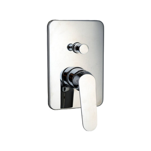 Miscelatore doccia ad incasso due vie quadro Echo in ottone cromato by CeramicStore | Lo specialista del tuo bagno