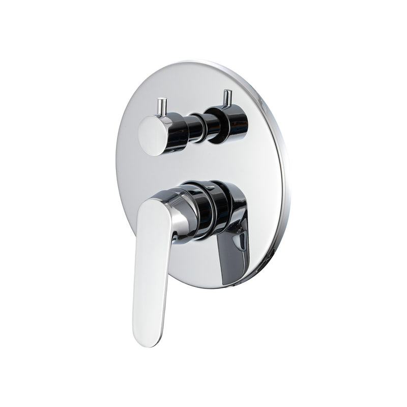 Composizione di miscelatori per lavabo alto, bidet e doccia 3 vie easy box Echo in ottone cromato by CeramicStore | Lo specialista del tuo bagno