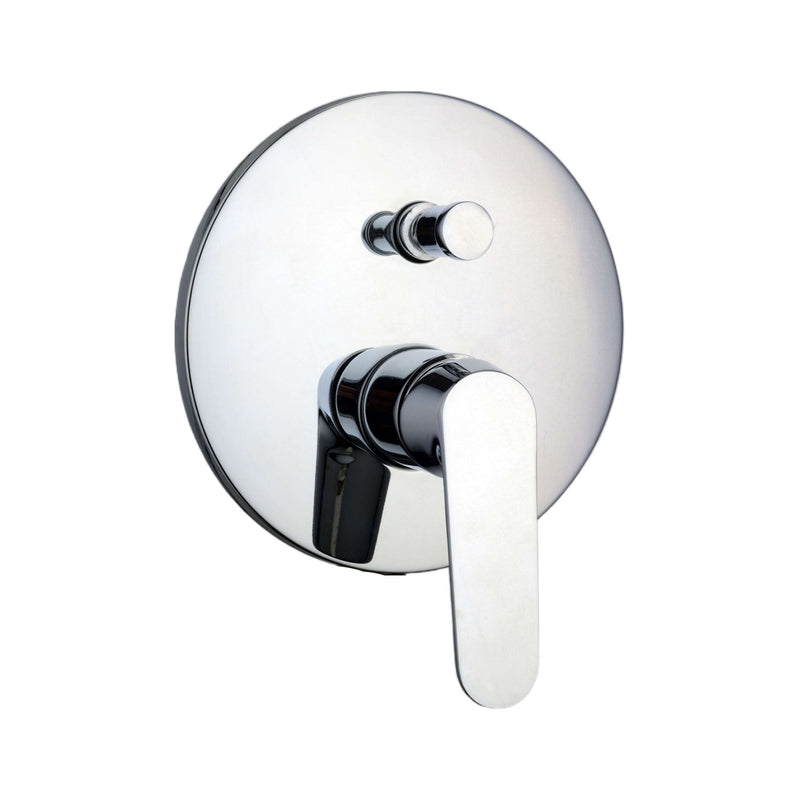 Composizione di miscelatori per lavabo incasso, bidet e doccia 2 vie Echo in ottone cromato by CeramicStore | Lo specialista del tuo bagno