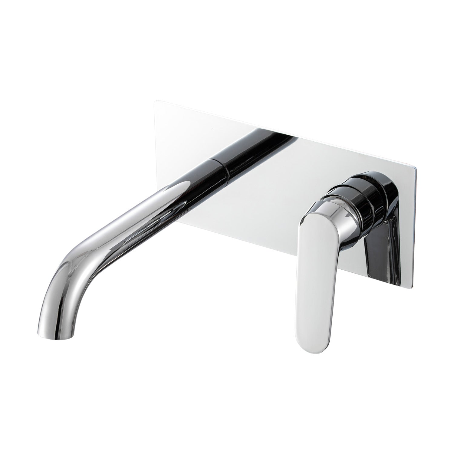 Composizione di miscelatori per lavabo easy box, bidet e doccia una via quadro Echo in ottone cromato by CeramicStore | Lo specialista del tuo bagno