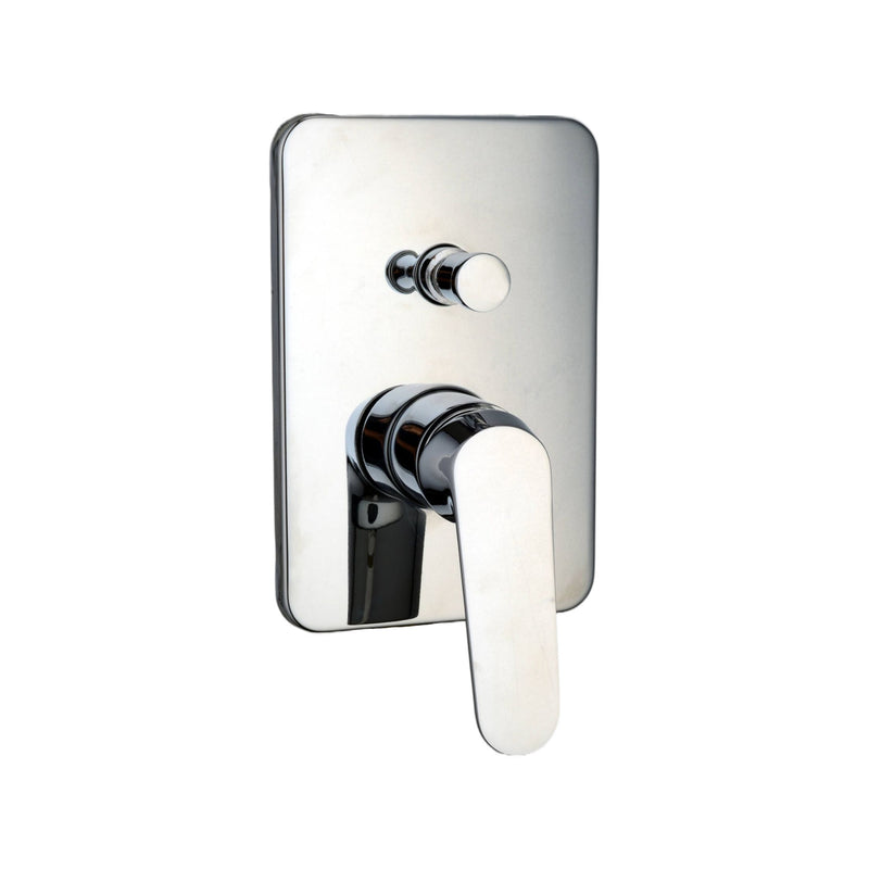 Composizione di miscelatori per lavabo easy box, bidet e doccia 2 vie quadro Echo in ottone cromato by CeramicStore | Lo specialista del tuo bagno