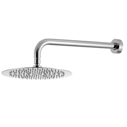 Kit doccia con incasso a una via e soffione tondo 300mm in ottone cromato Echo by CeramicStore | Lo specialista del tuo bagno