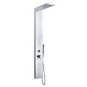 Colonna doccia in acciaio con miscelatore e multifunzione anticalcare by CeramicStore | Lo specialista del tuo bagno