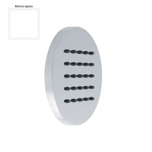 Soffione body jet a parete 100mm in ottone bianco by CeramicStore | Lo specialista del tuo bagno