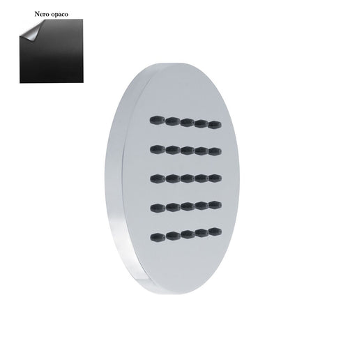 Soffione body jet a parete 100mm in ottone nero by CeramicStore | Lo specialista del tuo bagno