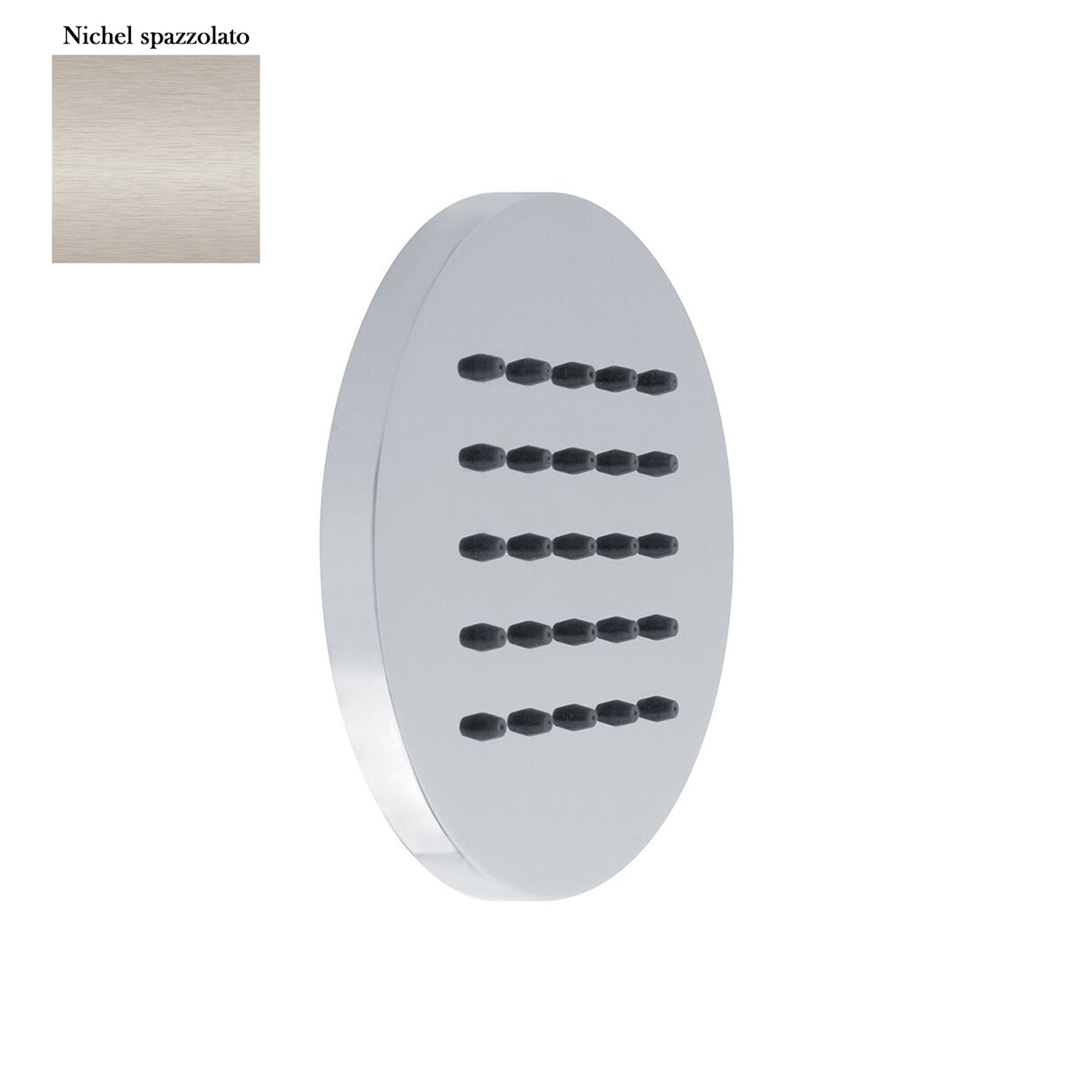 Soffione body jet a parete 100mm in ottone nichel by CeramicStore | Lo specialista del tuo bagno