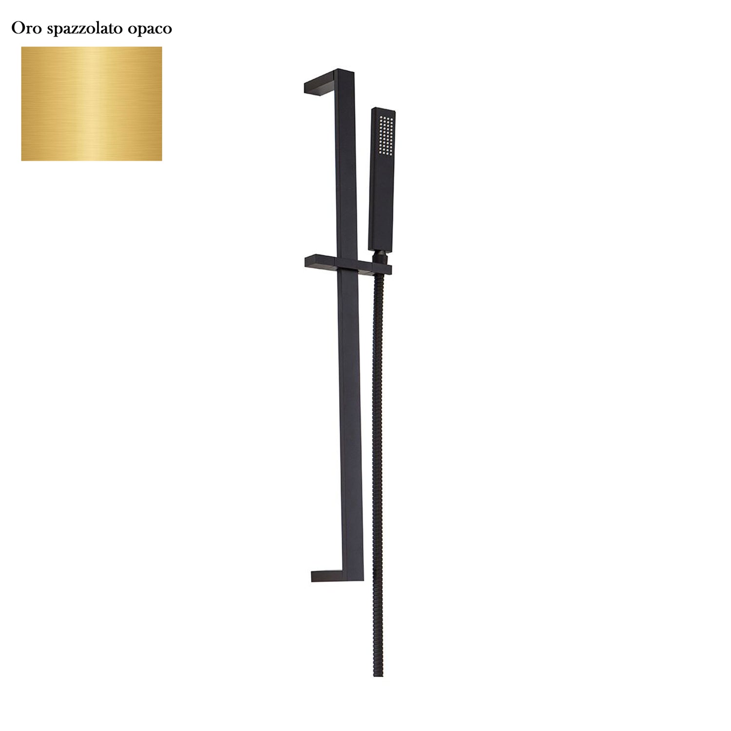Saliscendi in ottone 10x30mm doccia Glamour e flessibile oro spazzolato by CeramicStore | Lo specialista del tuo bagno