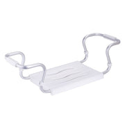 Sedile per vasca  allungabile da 55 a 70cm di colore Bianco carico Massimo 120 kg