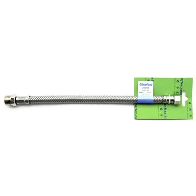 Flessibile inox modello normale cm. 30 s-brico dn10 ff 1/2 x 1/2