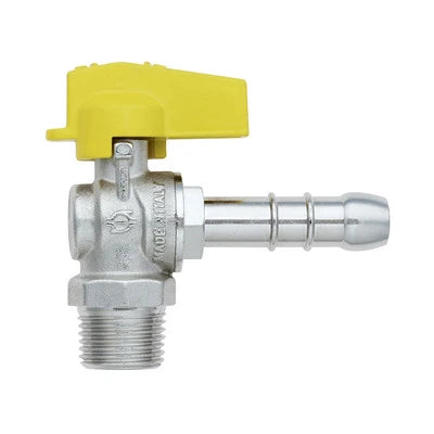 Rubinetto a sfera squadra maschio portag. metano gas uni 7141 1/2 dn 10