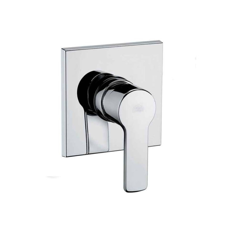 Set Saliscendi con asta Prestige, miscelatore ad incasso Red in ottone cromato e presa d'acqua tonda a muro Paffoni by CeramicStore | Lo specialista del tuo bagno