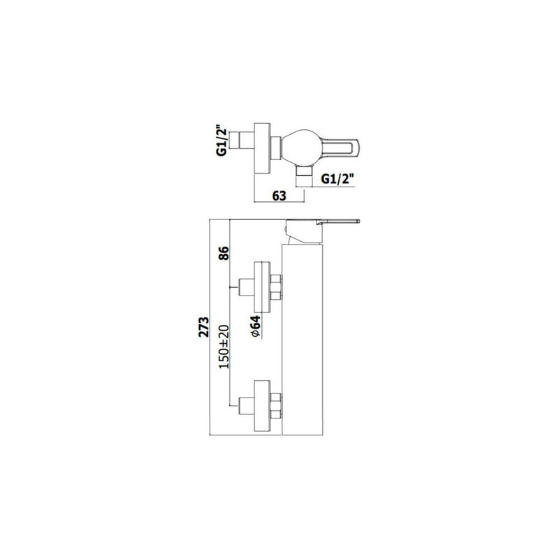 Miscelatore doccia Paffoni serie West - Cromato by CeramicStore | Lo specialista del tuo bagno