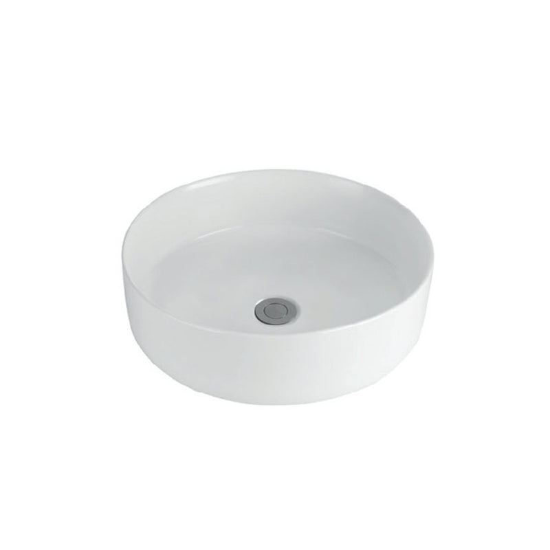 Lavabo da appoggio Tondo diametro 40 cm Bianco Lucido Ceramica Althea collezione WIN
